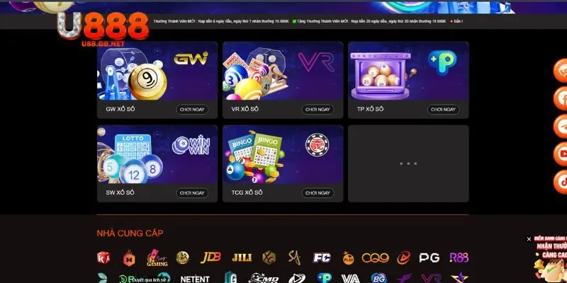 Vì sao xổ số U888 thu hút đông đảo cược thủ?